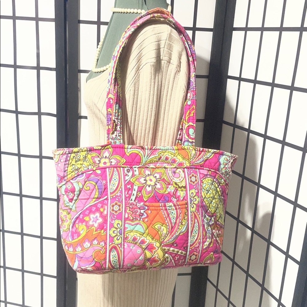 Vera Bradley Vibrant Paisley Shoulder Bag - Picture 15 of 15